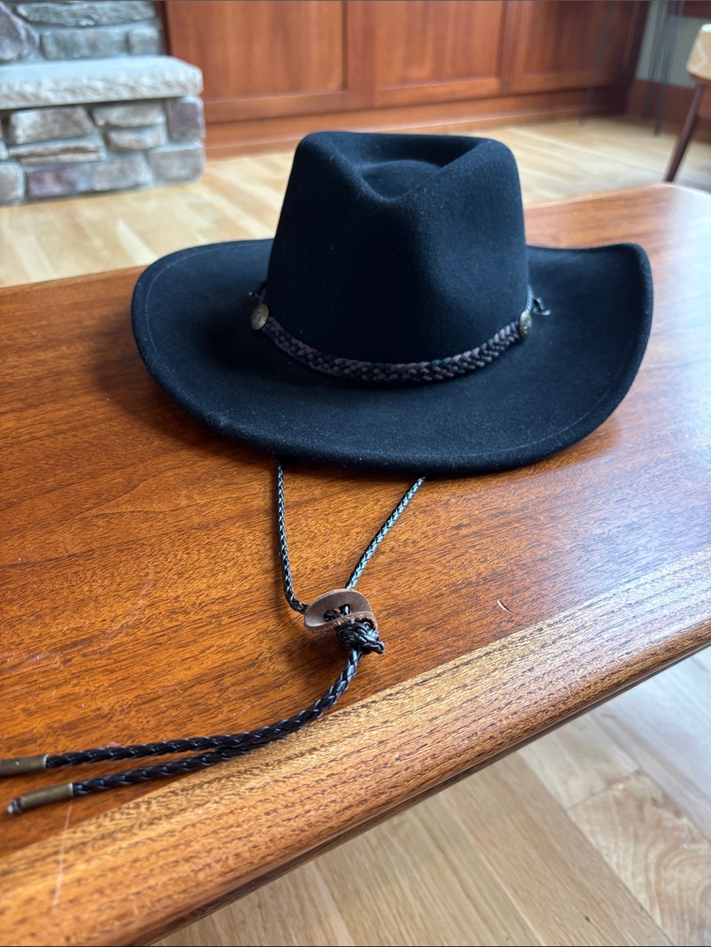 Wind River Bailey Montrose Litefelt Western Hat Black Small Wool